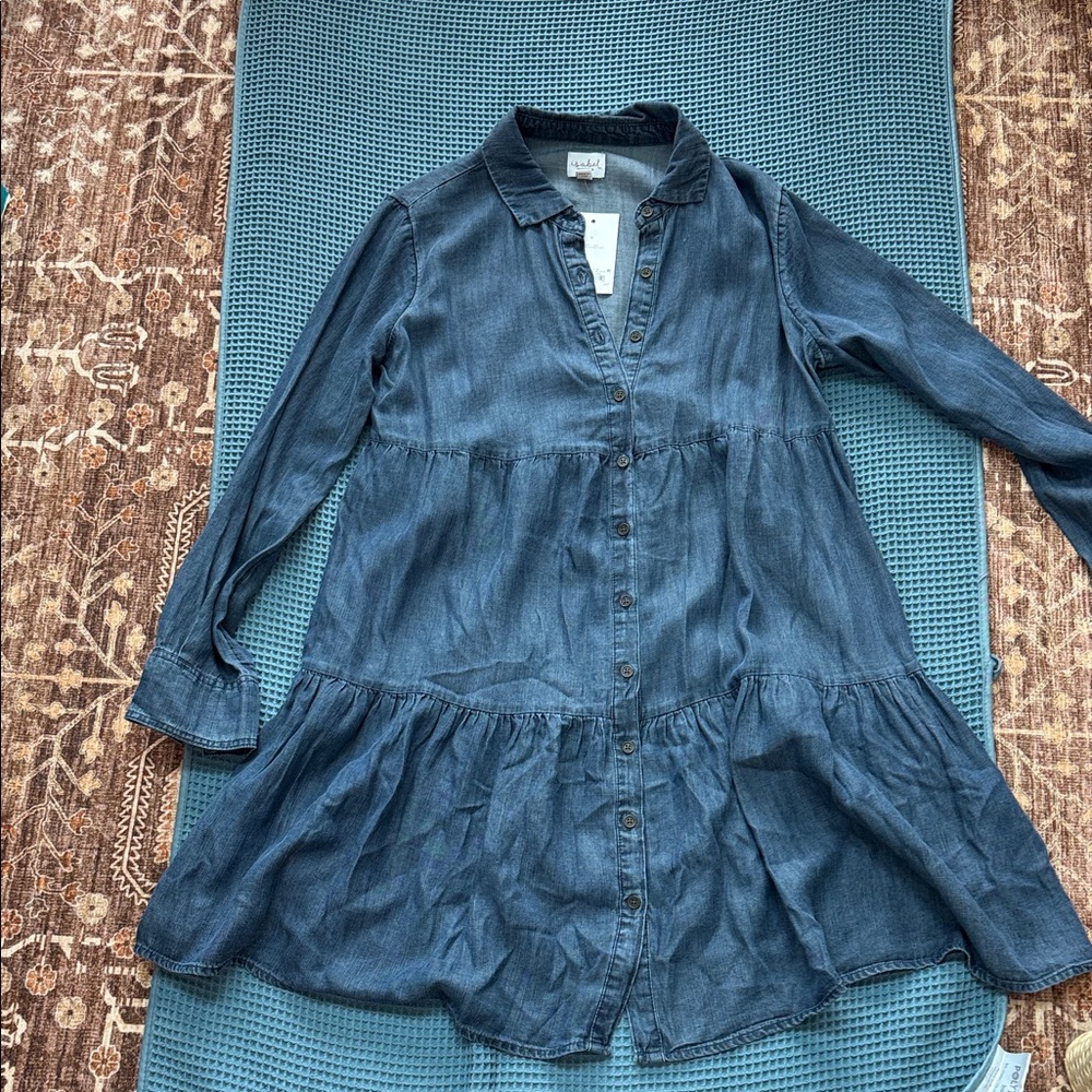 Isabel Marant Blue Denim Midi Dress